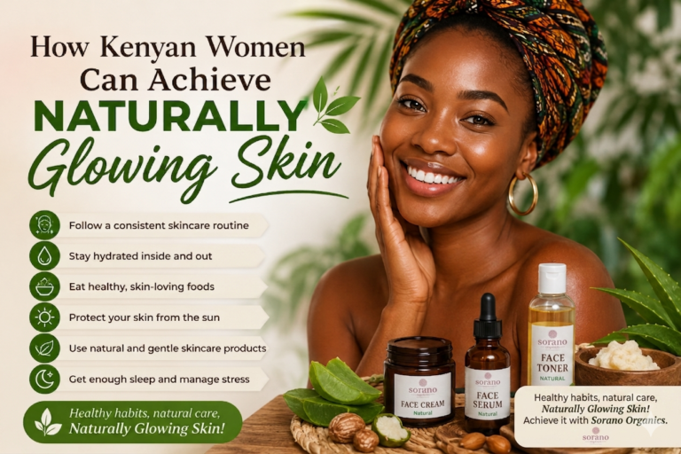 Sorano products have natural ingredients for naturally glowing skin